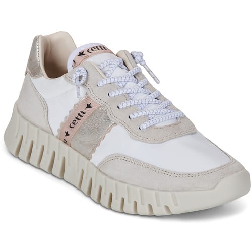 Lage Sneakers Cetti C-849-SRA-EXP-V26-ANTE-MESH-BLANCO