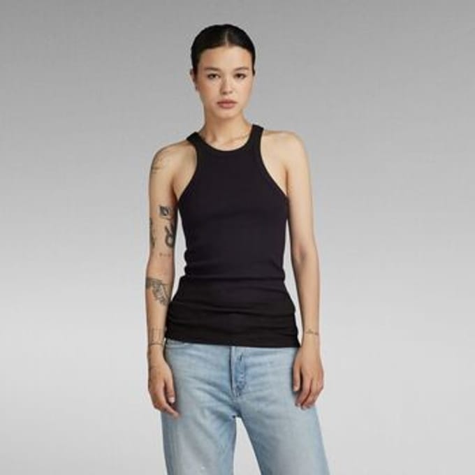 Onderhemden G-Star Raw D22768 B289 TANK-6484 BLACK