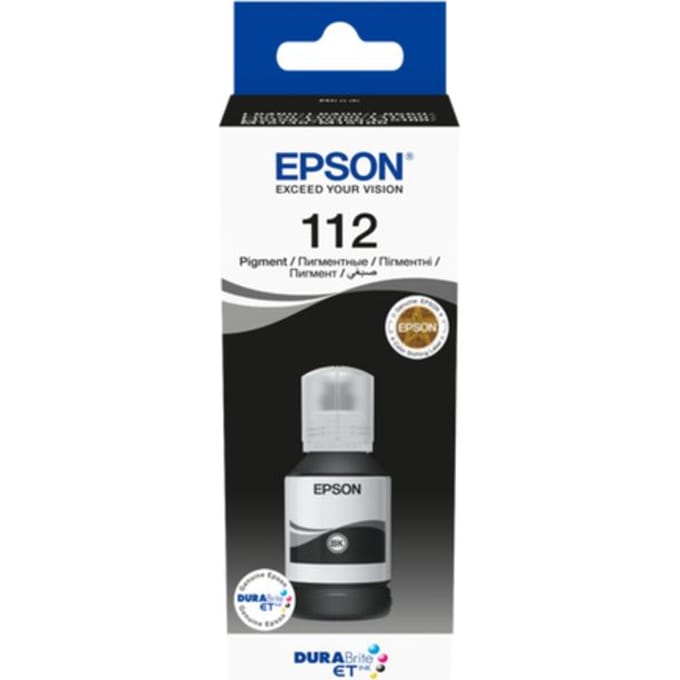 Epson Ink/112 EcoTank Pigment Black Bottle