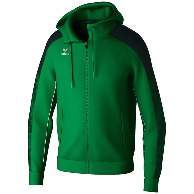 Erima Evo Star Trainingsjack Met Capuchon Heren - Groen | Maat: XXL