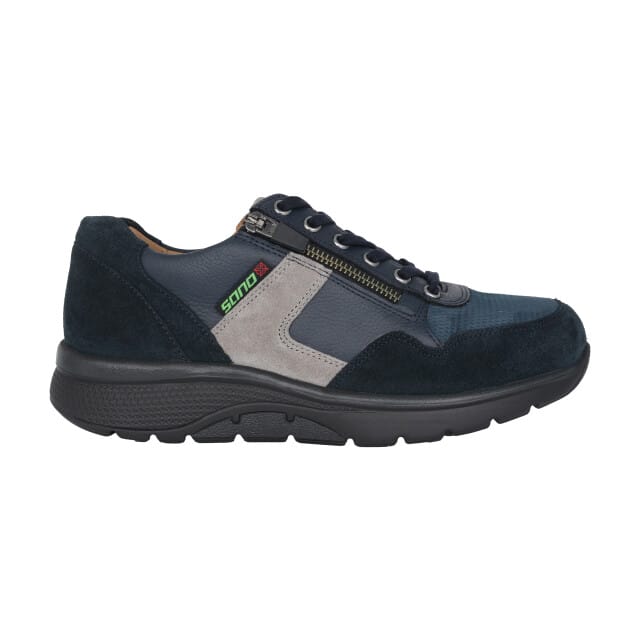Mephisto Sano Amory - heren rollende wandelsneaker - Blauw - maat 38.5 (EU) 5.5 (UK)