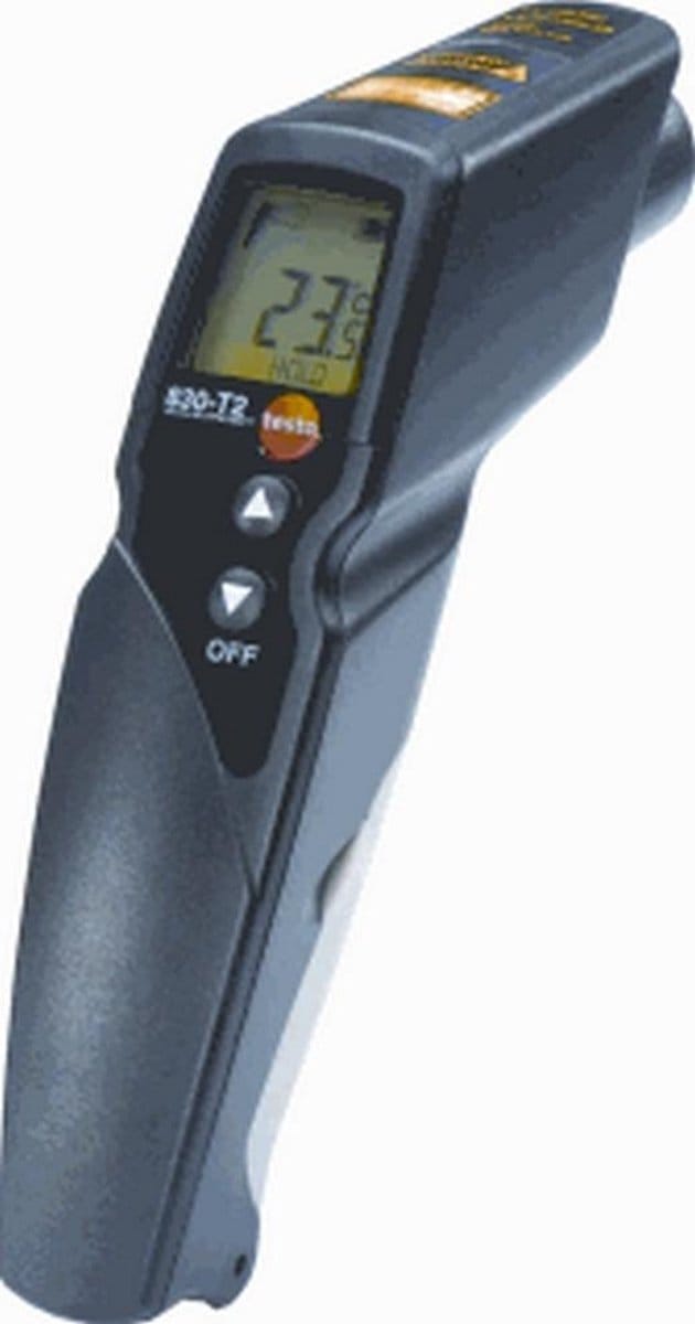 testo 830-T2 Infrarood-thermometer Optiek 12:1 -30 - +400 °C Contactmeting