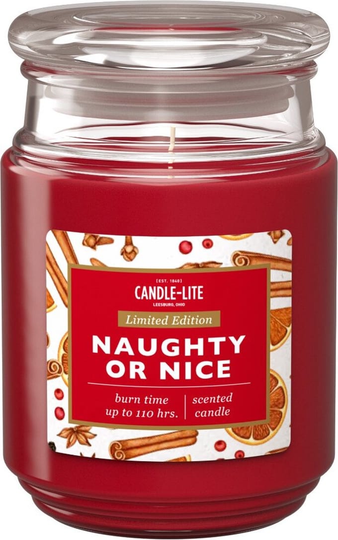 Geurkaars Naughty Or Nice - Candle Lite - Trendy