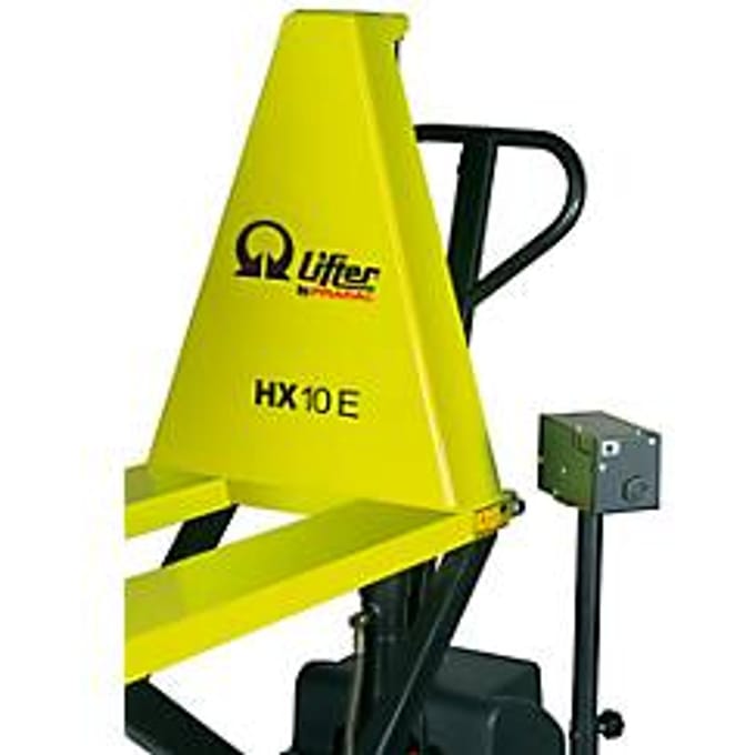 Elektrische LIFTER-schaarhefwagen Pramac type HX 10E, met niveauregeling, tot 1000 kg