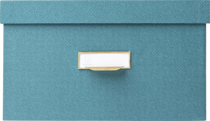 Exacompta Set van 3 in elkaar passende dozen OfficeByMe - Eendenblauw - 79603E