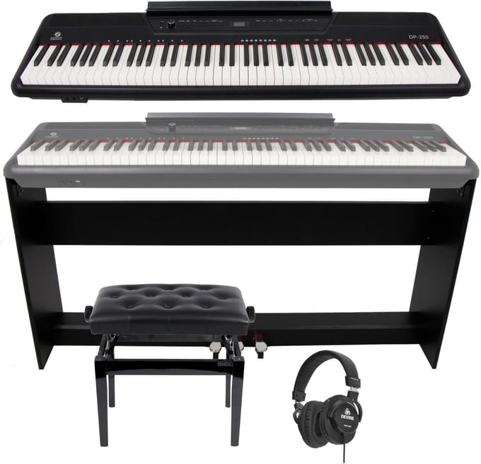 Fazley DP-250-BK Piano starterset Deluxe