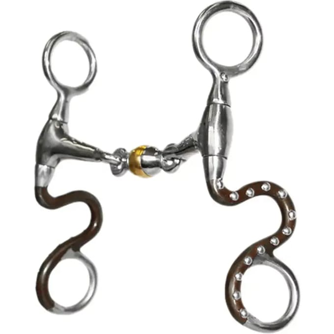 Morse western snaffle voor paard Metalab Antique Shot S