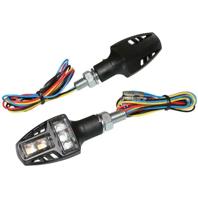 Paar compacte 5-led knipperlichten Replay Universel