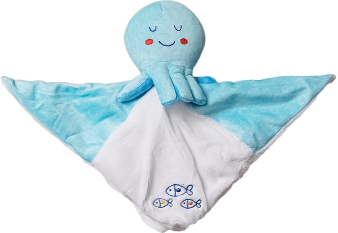 Speelgoedtopdeals - Pluche Knuffeldoekje Otis Octopus - 23 cm