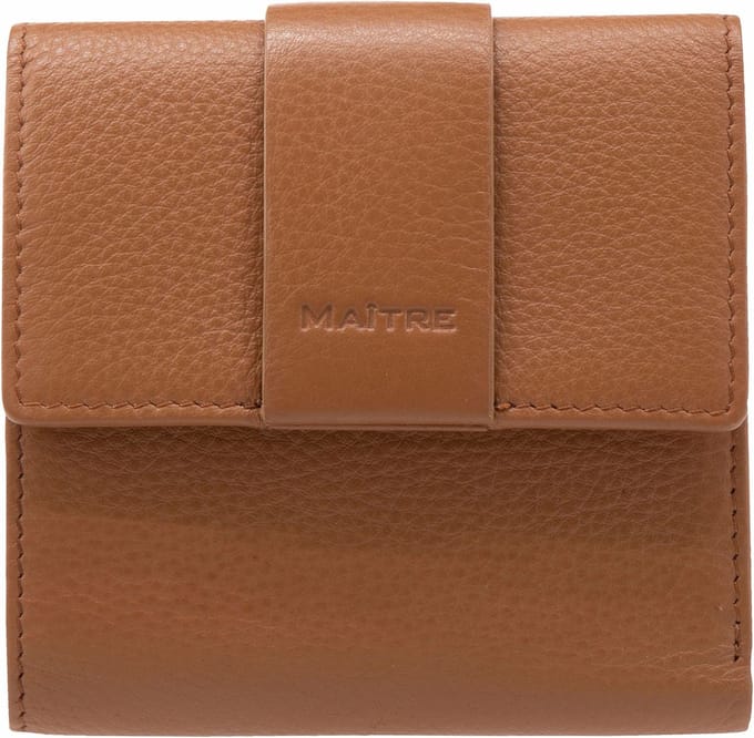 Maître Leren Portemonnee Kirschroth Dalene Wallet SQ5F Camel Terracotta
