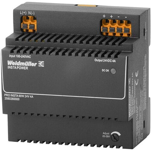 Weidmüller 2580260000 Schakelnetvoeding 24 V/DC 4 A 96 W Inhoud 1 stuk(s)