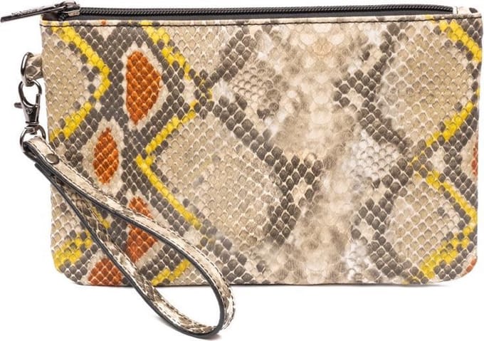 Zebra Trends Clutches Natural Bag Clutch - geel