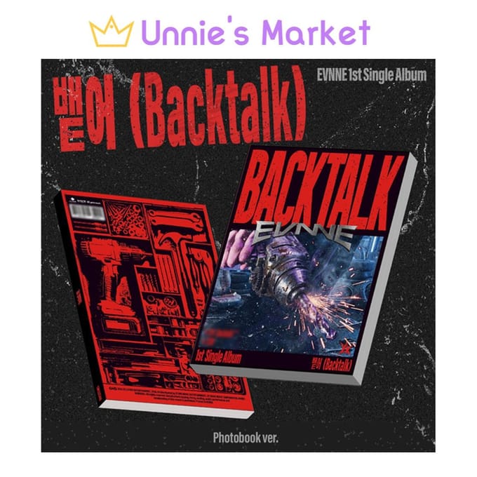 [PRÉCOMMANDE] EVNNE – 1er Single Album Backtalk Photobook Ver. 2pcs