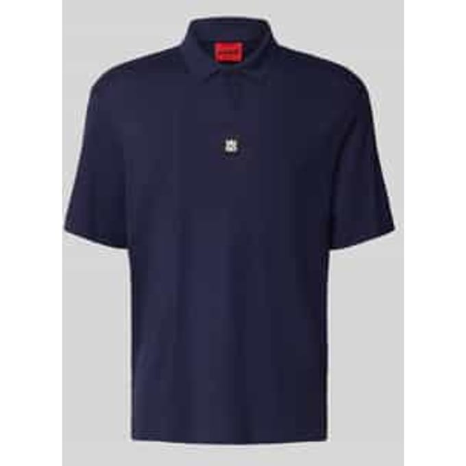 Relaxed fit poloshirt van viscosemix, model 'DALLOVO'