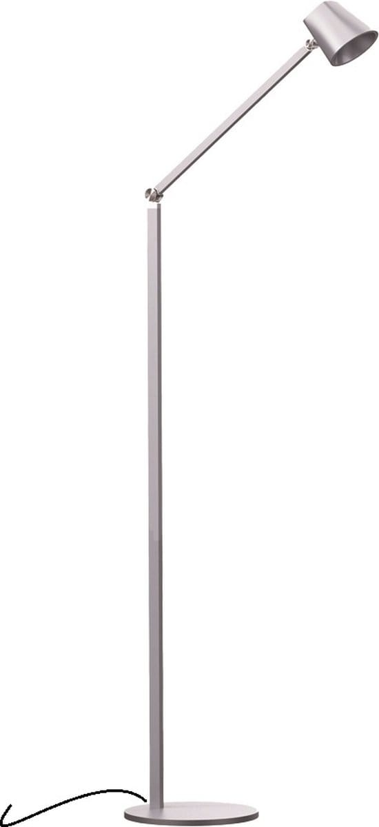 Freelight Vloerlamp Triëste Zilver 5Watt incl. 3 Step-Dimmer