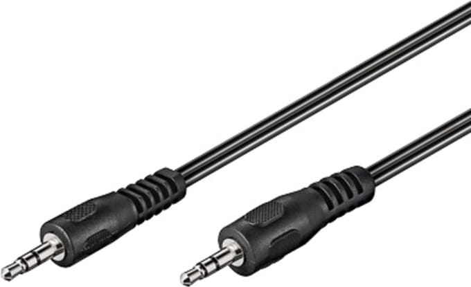 Goobay Audio-aansluitkabel AUX, 3,5 mm stereo, CU, jackplug 3,5 mm-stekker (3-pins, stereo) > Jackplug 3,5 mm-stekker (3-pins, stereo)