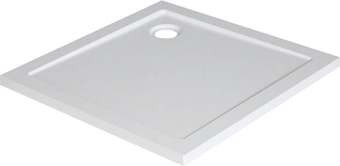 Xellanz Luxe Douchebak - SMC - Vierkant - 80x80x4cm - Wit