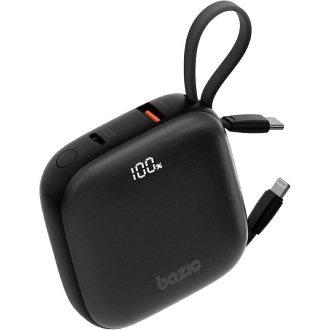 PowerBank 4w1 Bazic Fusion 10000mAh      PD20W USB-C/Lightning czarny