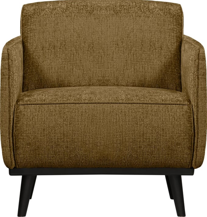 WOOOD Statement Fauteuil Met Arm - Structure - Velvet - Brass