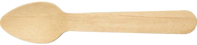 Koffielepel uit hout, 11 cm, pak van 250 stuks