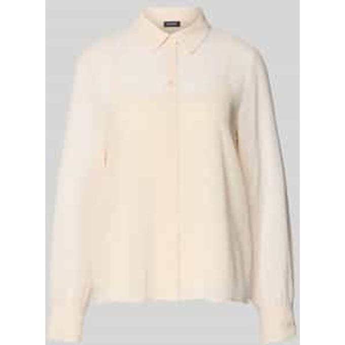 regular fit blouse in semitransparante look