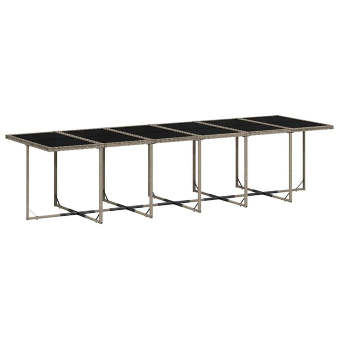 vidaXL - 17-delige - Tuinset - met - kussens - poly - rattan - grijs