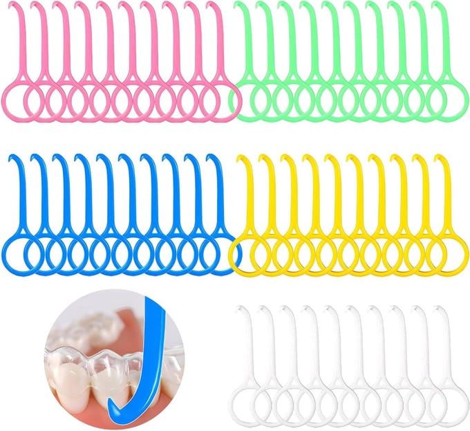 50 Stuks Onzichtbare Aligners Verwijdertools, Effectieve Dental Apparatuur voor Aligners en Beugels