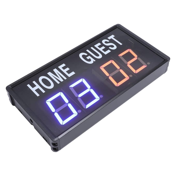 Tableau de score de basket-ball électronique avec télécommande Alimentation USB LED Portable Marqueur de score pour EU Plug