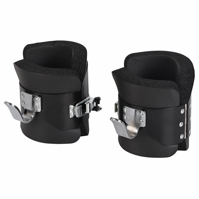 Fitnessapparatuur met een stevig stalen frame voor krachttraining, zwaartekracht-/inversielaarzen en fitnessapparatuur black