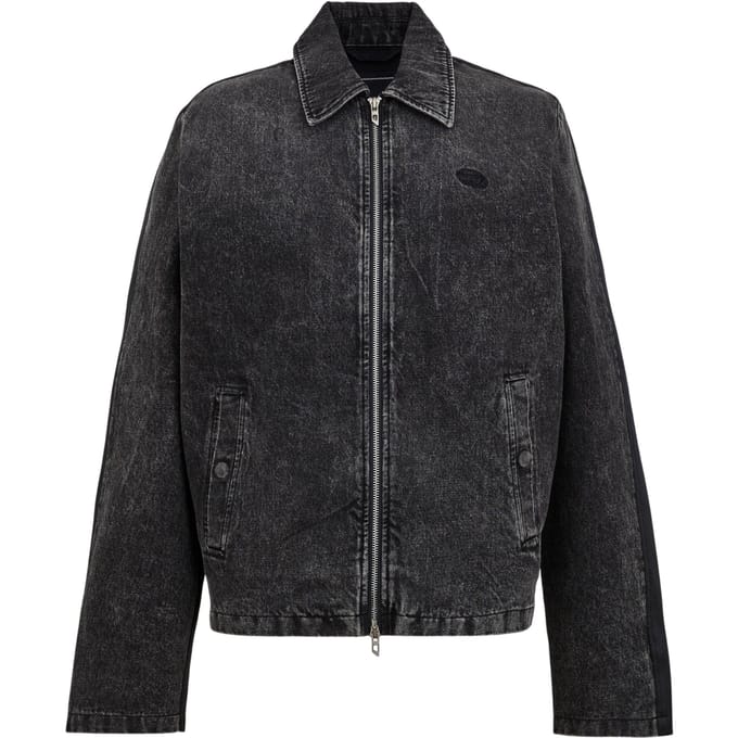 Diesel Heren Stone Wash Bomberjack (Zwart)