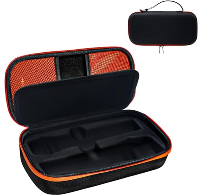 Draadloze Handheld Microfoon Set met Opbergtas en Oplaadbare Batterij