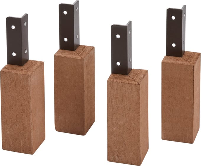 Evolar Opstelvoetjes Airco Omkasting Tropical Teak WPC