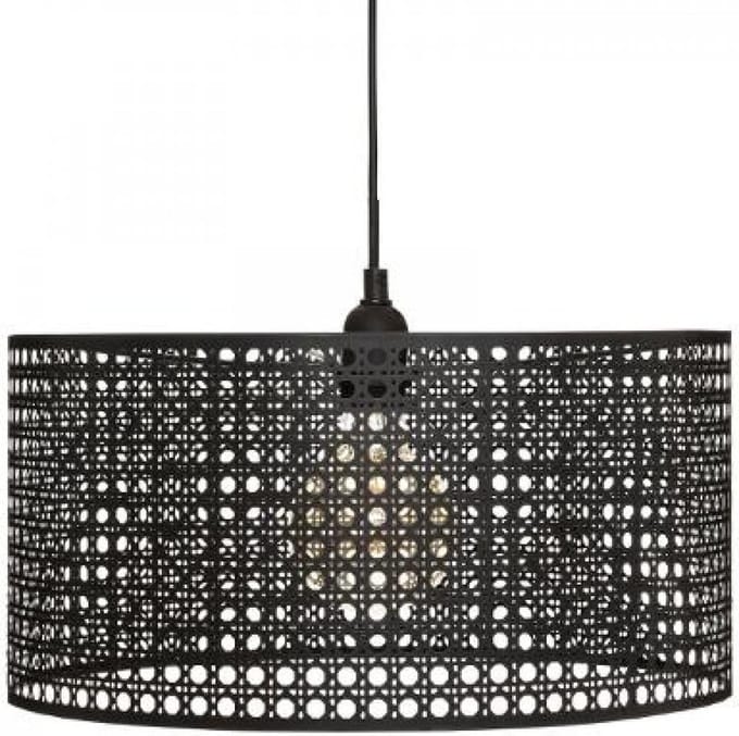Atmosphera Design metalen hanglamp D38  zwart lamp