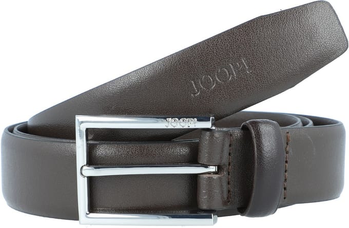 JOOP! Leren Riem Coll. Belt 3,0 CM W100 D`Brown Donkerbruin