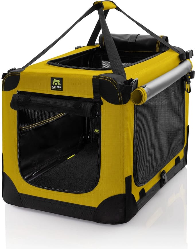 Maelson Reisbench Softkennel 62cm Geel XS