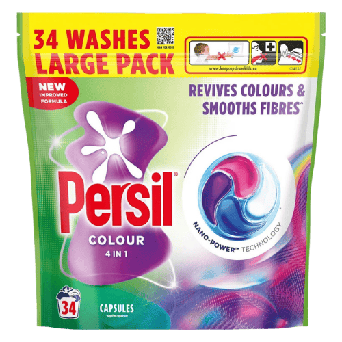 Persil Colour 4-in-1 Fast Dissolving Laundry Capsules - 34 Stuks