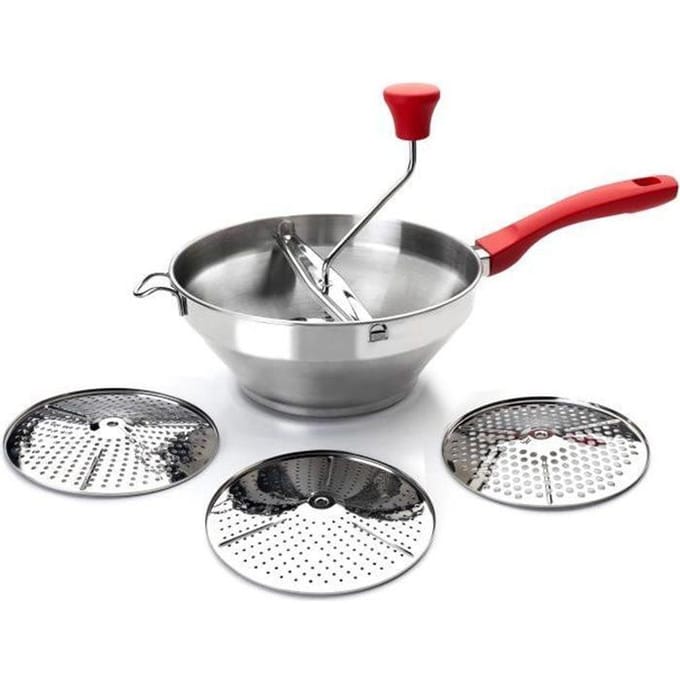 Presse purée - Ibili - 742420 - Inox - 20 cm - 3 disques inclus