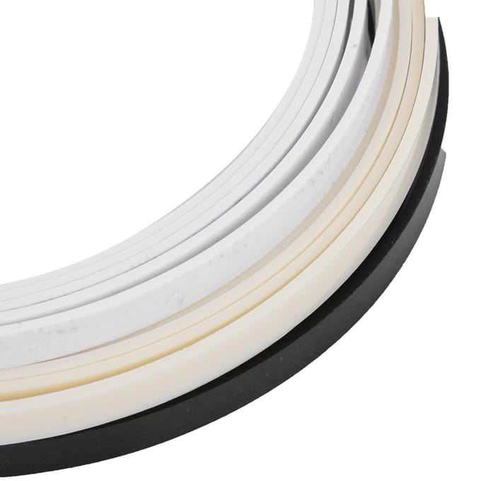 3 Stuks Purfling ABS Kunststof Gitaar Binding Strip Decoratieve Gitaar Strip 1610x5x1.5mm white