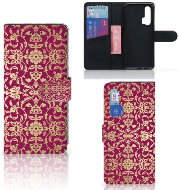 Wallet Case Honor 20 Pro Barok Pink