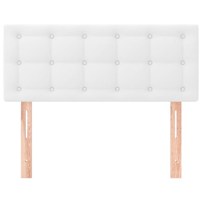 vidaXL - Hoofdbord - 100x5x78/88 - cm - kunstleer - wit