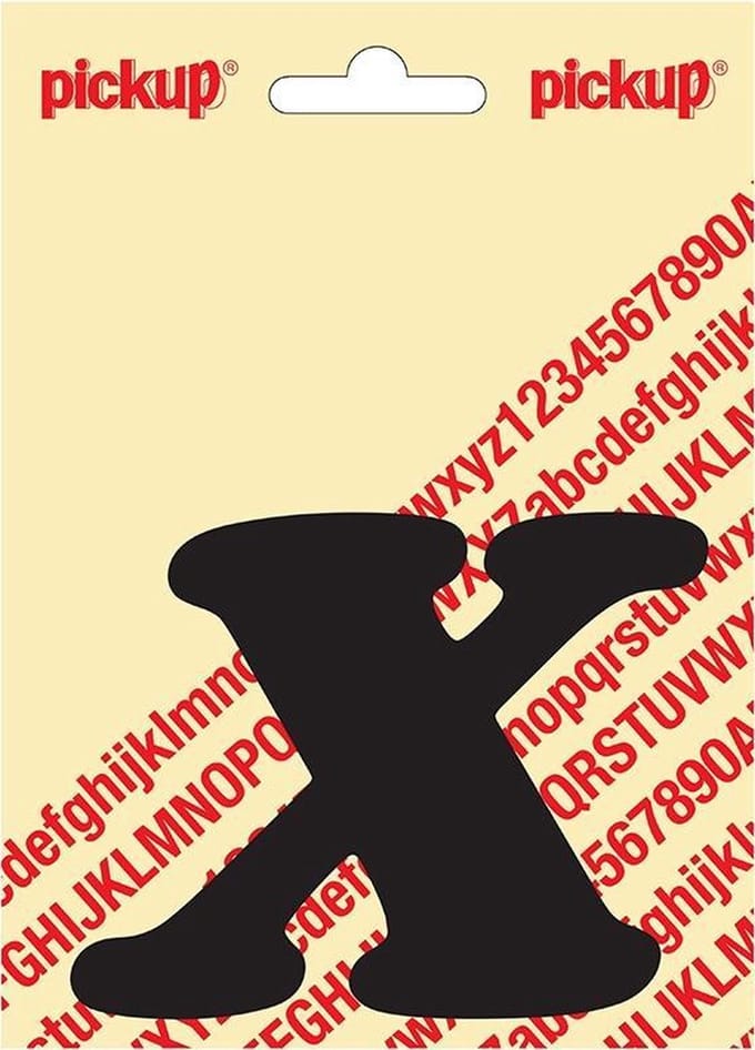 Pickup plakletter CooperBlack 80 mm - zwart X