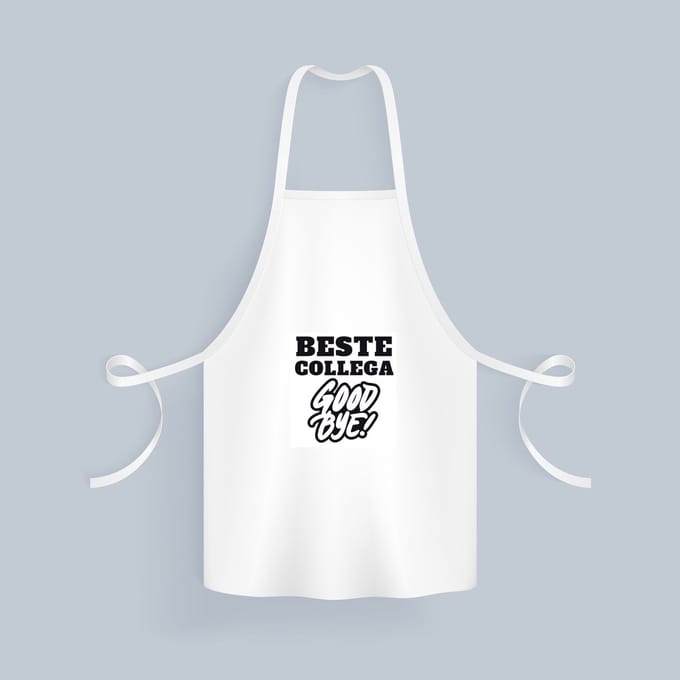 Akyol - beste collega Keukenschort - Beste collega - teamgenoot - afscheid - 82 bij 71 cm