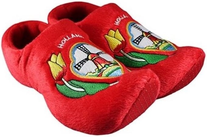 Klompsloffen rood - 45-47