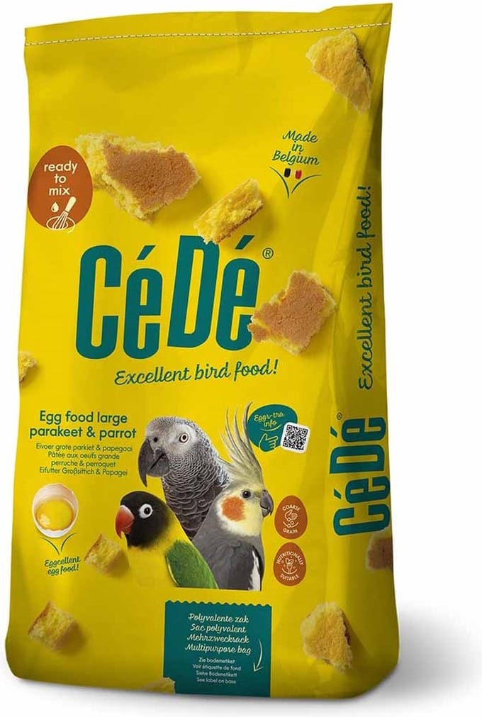 CéDé Eivoer Grote Parkiet & Papegaai 10KG