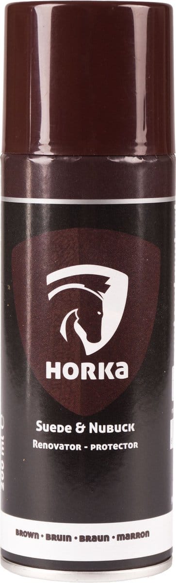 Horka - Suede & Nubuck - Renovator - Spray - Bruin - 200ml