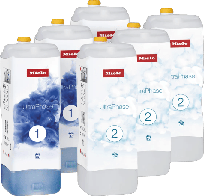 Miele UltraPhase 1 & 2 Set van 6 - Wasmiddel voor wasmachines met TwinDos