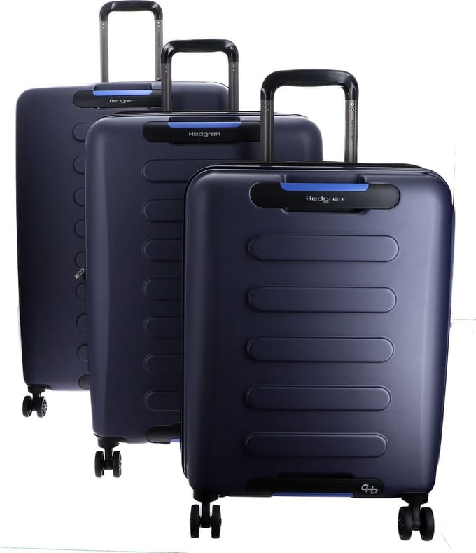 Hedgren trolley Grip Nest Set Peacoat Blue donkerblauw 74cm