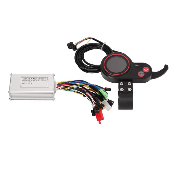 Elektrische scooter controller LCD-scherm Sinusgolf 3 modi 17A 24V 36V 48V white