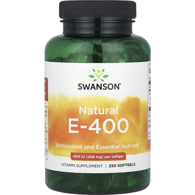 Vitamine E, 400 IE, 250 Softgels
