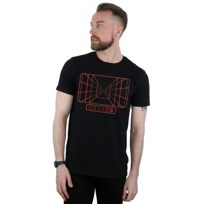 Star Wars Heren Richten Computer T-Shirt (Zwart)